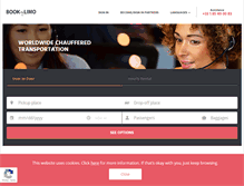 Tablet Screenshot of bookmylimo.com